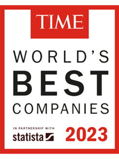 TIME World's Best Companies 2023 Badge 