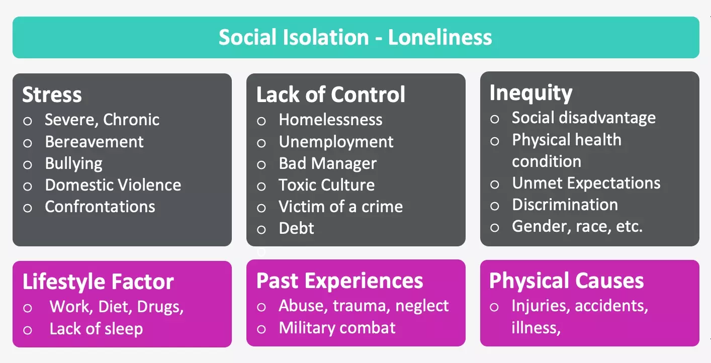 Graphic on Mental Health and Social Isolation