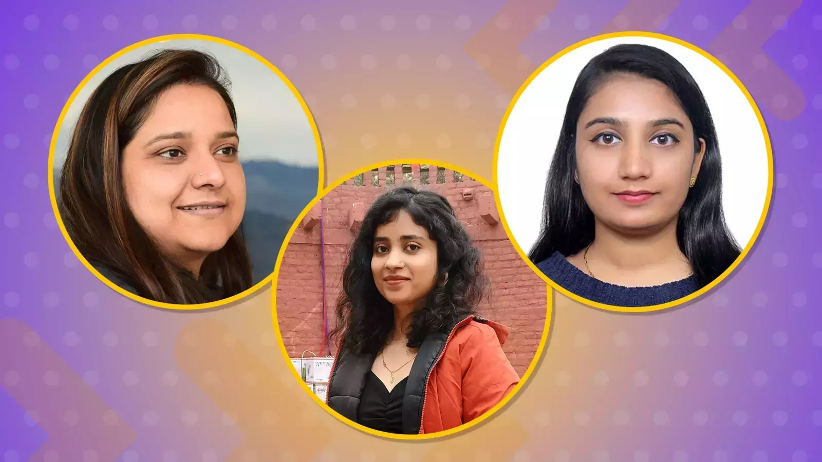 Hero image featuring three female UKG employees working in India