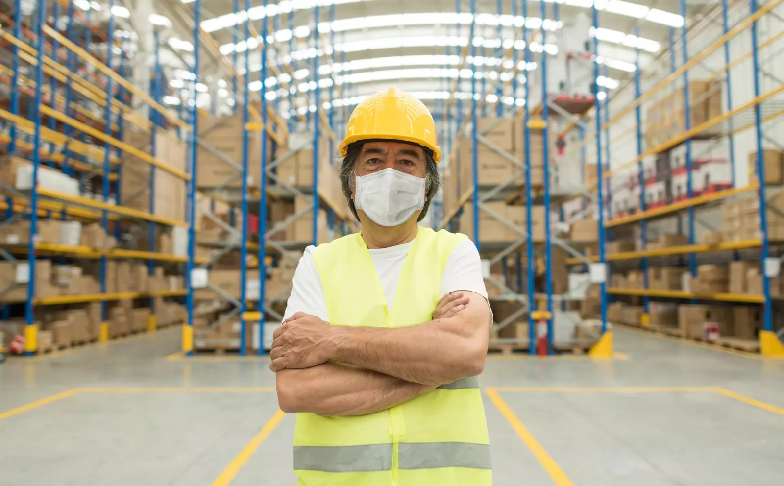 Distribution warehouse worker