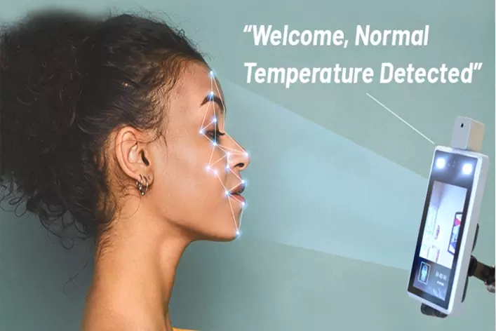 Temperature and Face Scan Detection
