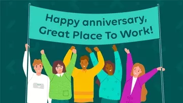 Happy anniversary, Great Place To Work! 